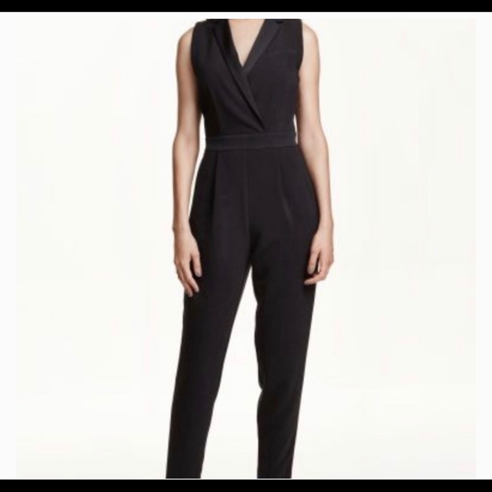 NWT H&M tuxedo jumpsuit